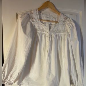 Doên cotton blouse top Small